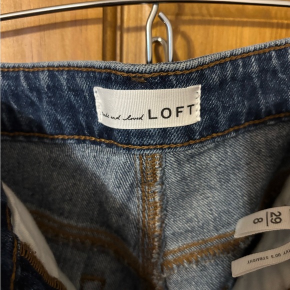 Loft Curvy 90s Straight Jean - Picture 3 of 4